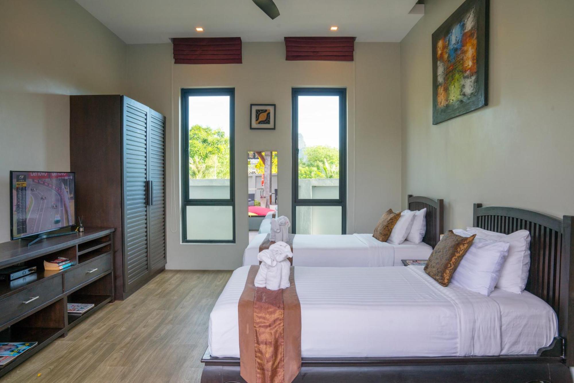 Narintara Private Pool Villas - Free Tuk-Tuk Service To The Beach! Ao Nang المظهر الخارجي الصورة