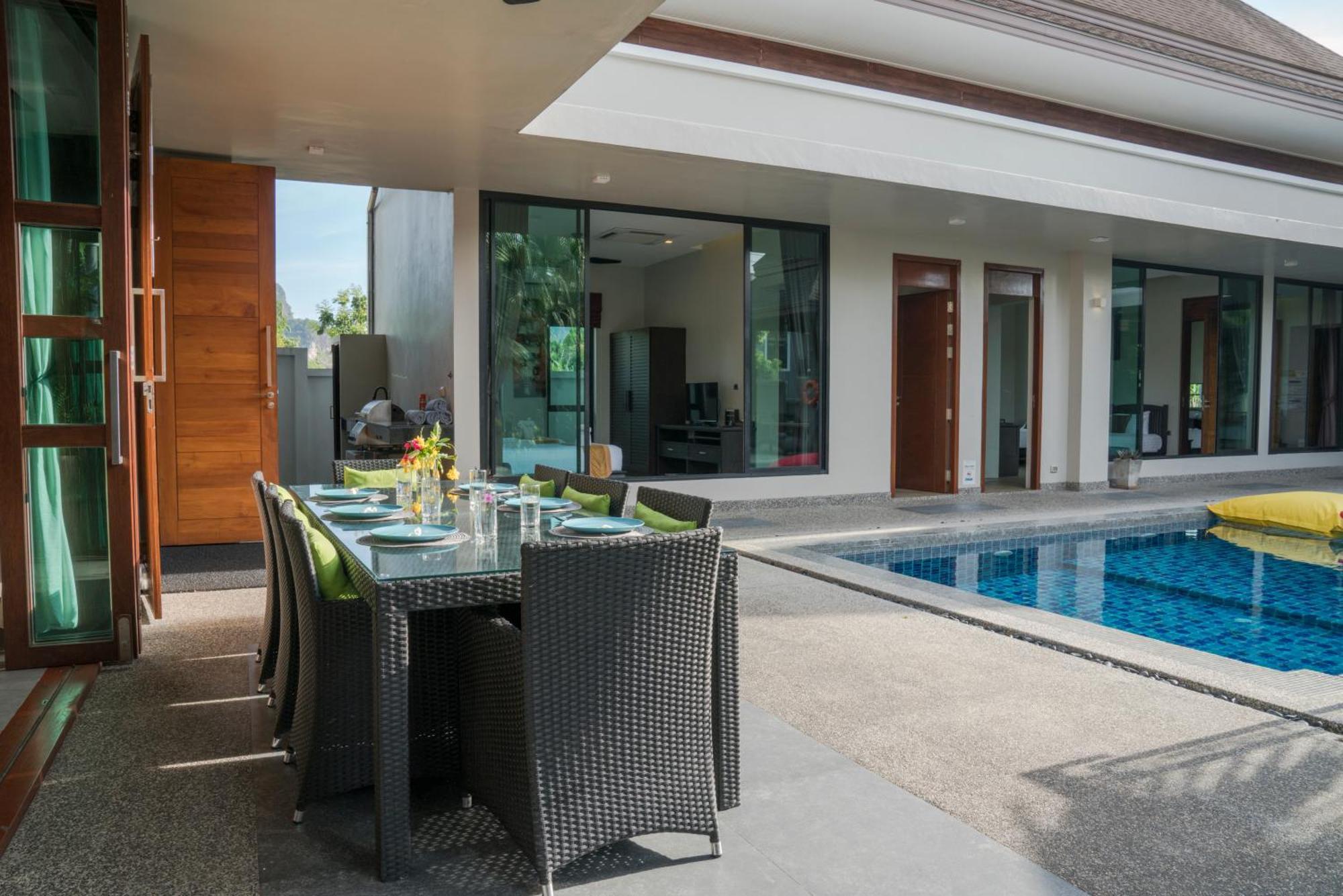 Narintara Private Pool Villas - Free Tuk-Tuk Service To The Beach! Ao Nang المظهر الخارجي الصورة